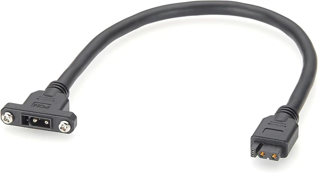 Main image of XT30 2+2 CAN Bus Extension Cable Screw Panel Mount Male to Female Shielded Power & Data Cable for CAN Network, 3D Printer, Robotics, Control Panels, Embedded Systems (0.3M/0.98FT)