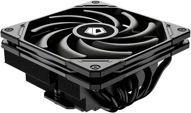 Alt view image 7 of 7 - ID-COOLING IS-55 Black 57mm Low Profile CPU Cooler, 5 Heatpipes
120×120×15mm slim fan, supports Intel LGA1851/1700/1200/115X and AMD AM4/AM5 for compact builds.