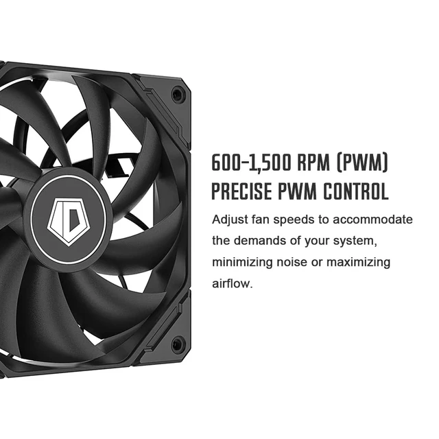 Alt view image 5 of 7 - ID-COOLING SE-224-XTS CPU Air Cooler, 4 Heatpipes, 120mm High-Efficient Fan
Intel LGA1700/115X/1200 & AMD AM4/AM5 Sockets for Desktop PC, Full Memory Clearance, 220W SE224-XT RGB