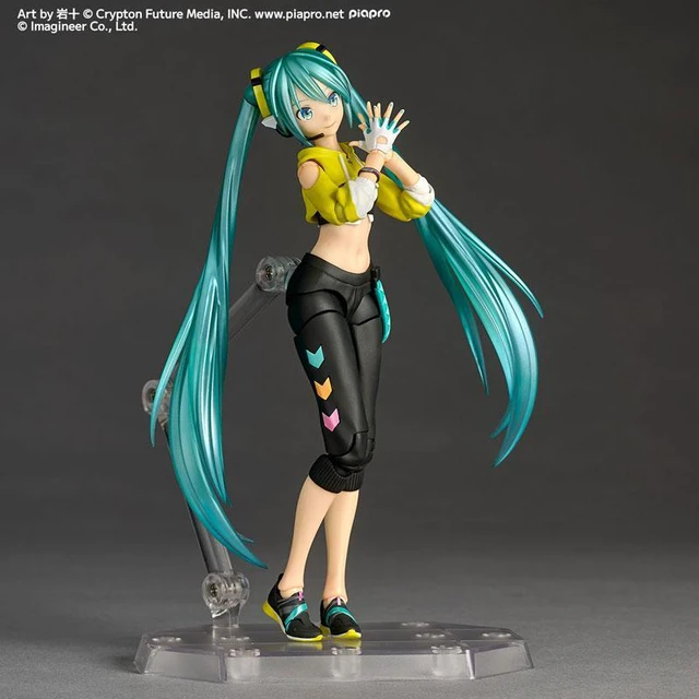 Alt view image 3 of 4 - Revoltech Amazing Yamaguchi Hatsune Miku Fit Boxing Ver. Complete Figure