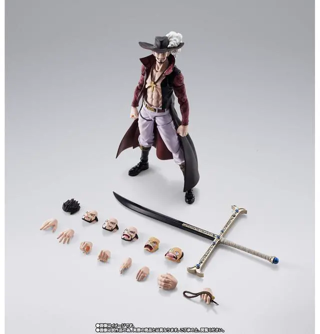 Alt view image 7 of 7 - S.H.Figuarts Dracule Mihawk -Hawk-Eye- (One Piece)
