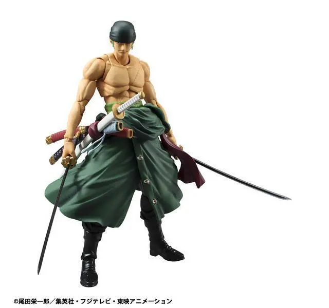 Alt view image 4 of 6 - Variable Action Heroes Roronoa Zoro ONE PIECE Action Figure
