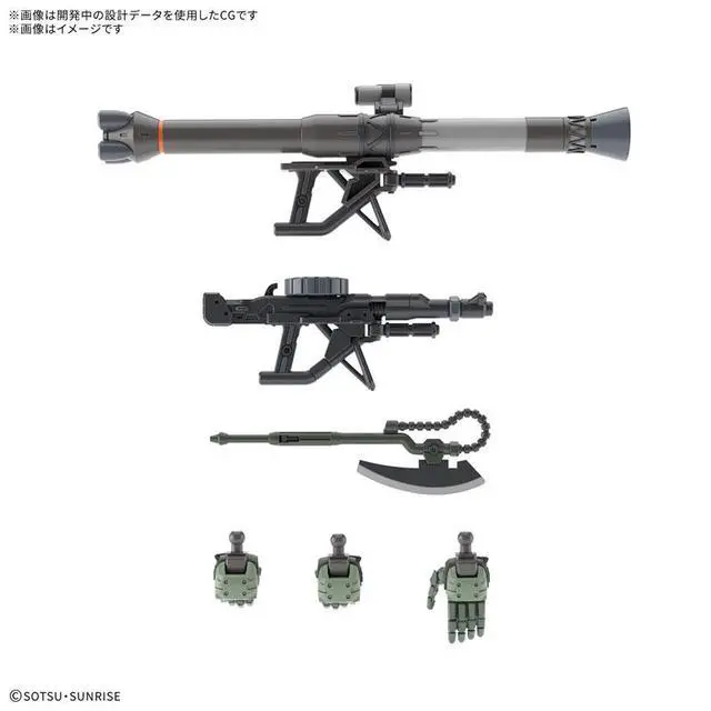 Alt view image 6 of 6 - Japan HG 1/144 Zaku (GQ) Plastic Model Mobile Suit Gundam GQuuuuuuX