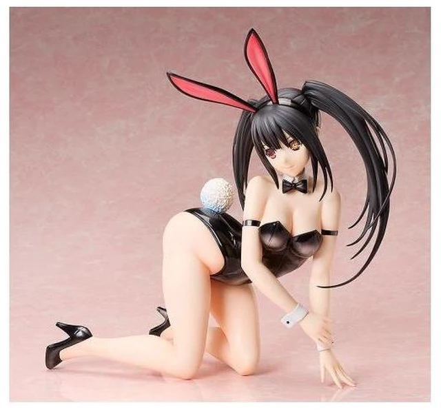 Alt view image 3 of 7 - Japan Kurumi Tokisaki Bare Leg Bunny Ver. 1/4 Complete Figure
