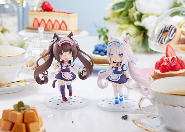Alt view image 3 of 5 - Japan Nekopara Mini Figure 100! Chocola & Vanilla Set Complete Figure