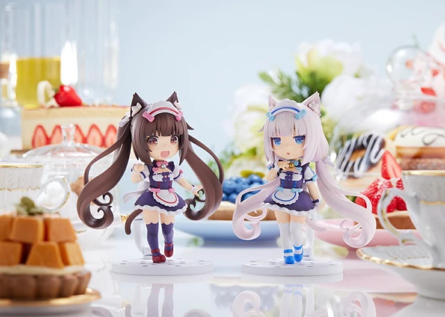 Alt view image 2 of 5 - Japan Nekopara Mini Figure 100! Chocola & Vanilla Set Complete Figure