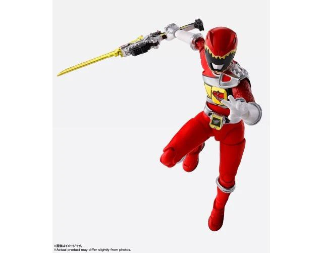 Alt view image 6 of 7 - Japan S.H.Figuarts Kyoryu Red Power Rangers Complete Figure