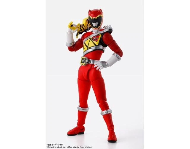 Alt view image 5 of 7 - Japan S.H.Figuarts Kyoryu Red Power Rangers Complete Figure