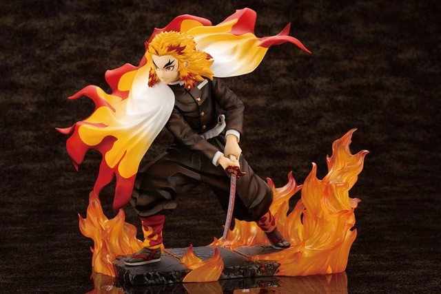 Alt view image 6 of 7 - Japan ARTFX J Demon Slayer: Kimetsu no Yaiba Kyojuro Rengoku Complete Figure