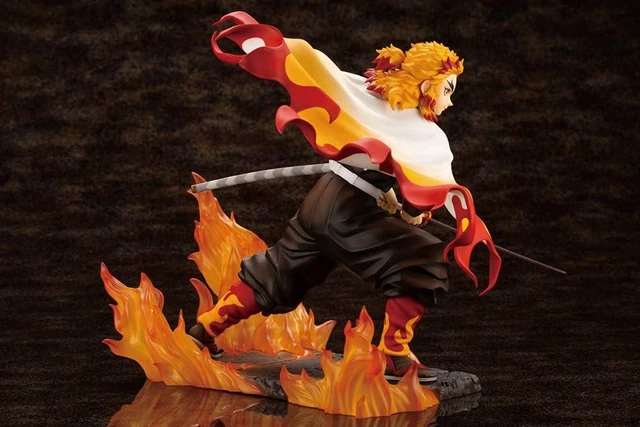 Alt view image 5 of 7 - Japan ARTFX J Demon Slayer: Kimetsu no Yaiba Kyojuro Rengoku Complete Figure