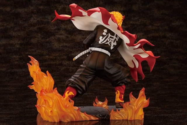 Alt view image 4 of 7 - Japan ARTFX J Demon Slayer: Kimetsu no Yaiba Kyojuro Rengoku Complete Figure