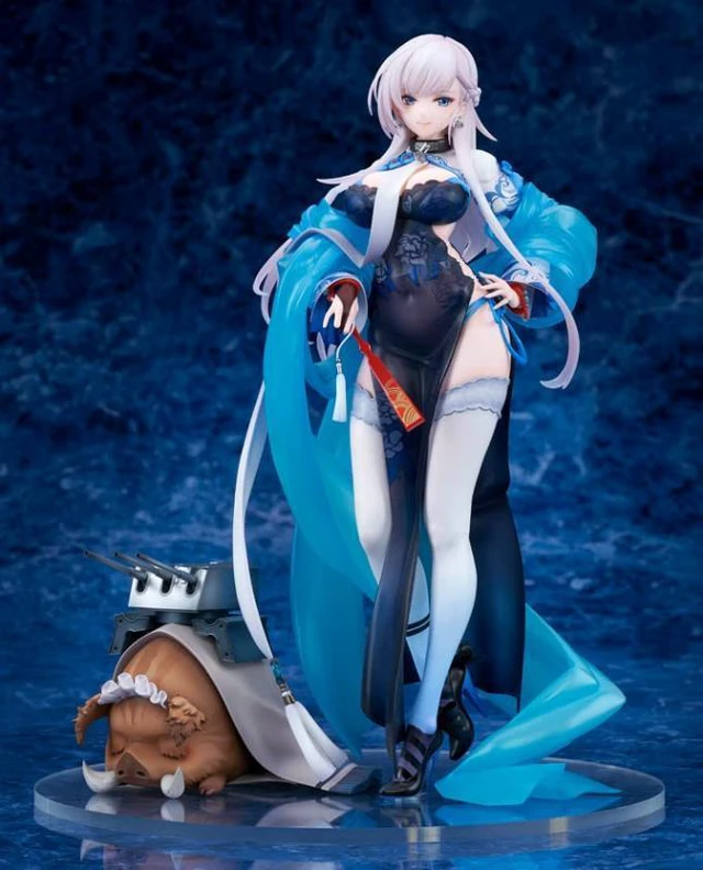 Alt view image 2 of 3 - Japan Belfast Iridescent Rose Ver. 1/7 Complete Figure Azur Lane