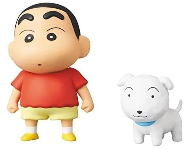 Main image of Japan UDF Shin-chan & Shiro Early Ver. Complete Figure Crayon Shin-chan