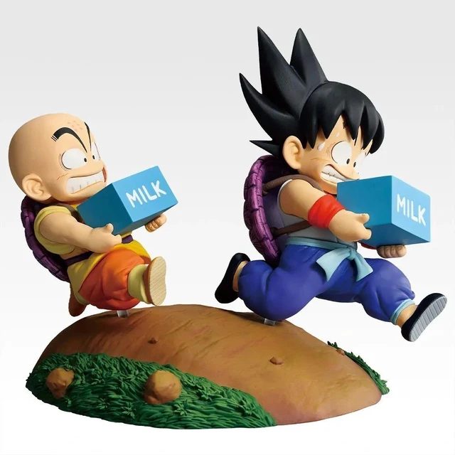 Alt view image 4 of 5 - Ichiban Kuji Dragon Ball A: Goku & Krillin Milk Delivery Figure