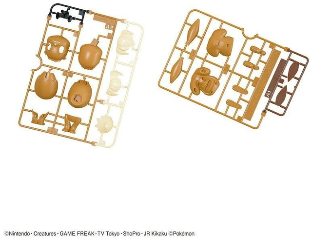 Alt view image 3 of 6 - Eevee Pokémon Plamo Collection Quick!! 04 Plastic Model (Rerun)