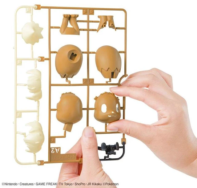 Alt view image 4 of 6 - Eevee Pokémon Plamo Collection Quick!! 04 Plastic Model (Rerun)