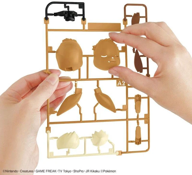 Alt view image 4 of 6 - Pokemon Plamo Collection Quick!! 07 Eevee (Sleeping Pose) Model Kit