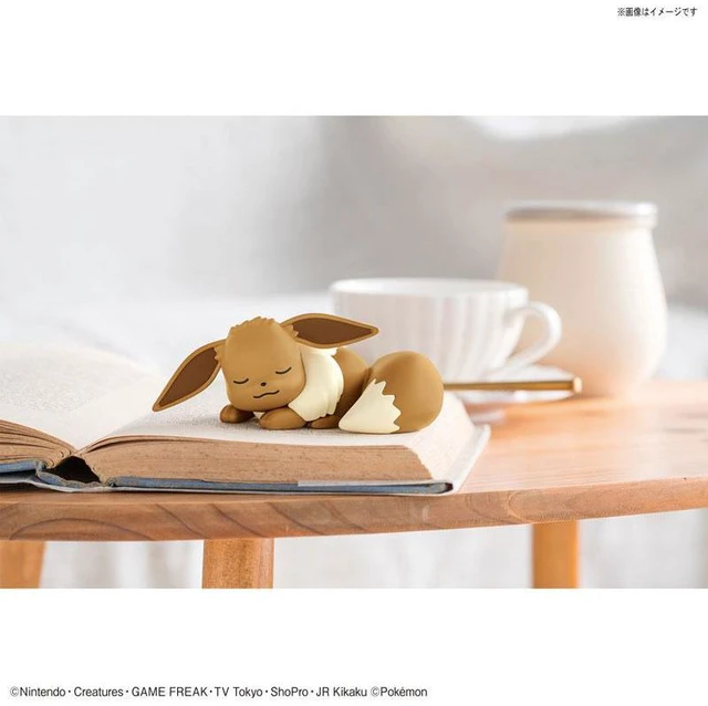 Alt view image 6 of 6 - Pokemon Plamo Collection Quick!! 07 Eevee (Sleeping Pose) Model Kit