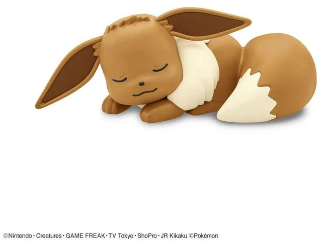 Alt view image 2 of 6 - Pokemon Plamo Collection Quick!! 07 Eevee (Sleeping Pose) Model Kit