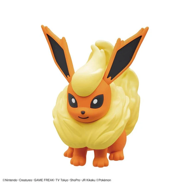 Alt view image 2 of 6 - Pokemon Plamo Collection Quick!! 25 Flareon Model Kit