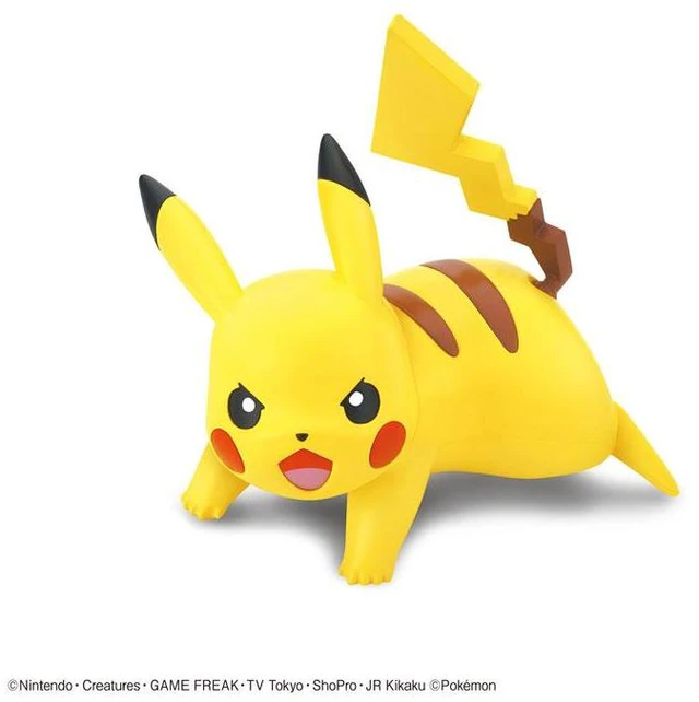 Alt view image 2 of 6 - Pokemon Plamo Collection Quick!! 03 Pikachu (Battle Pose) Model Kit