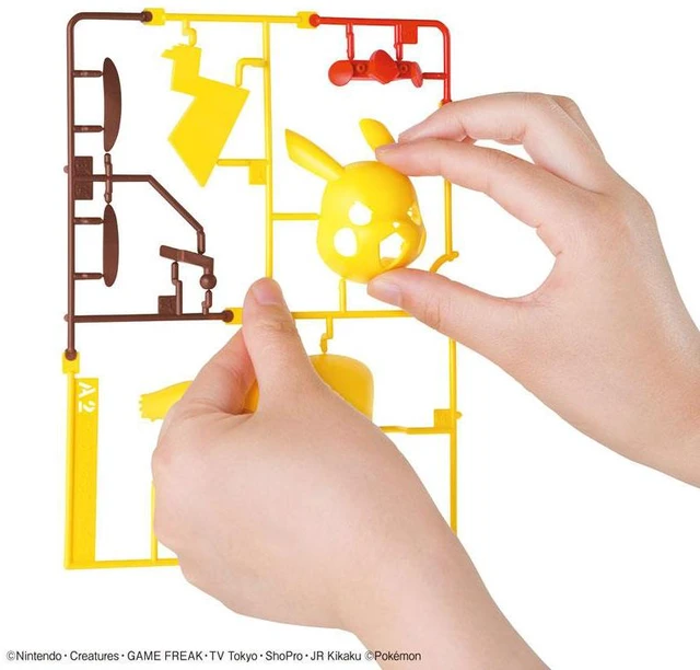 Alt view image 4 of 6 - Pokemon Plamo Collection Quick!! 03 Pikachu (Battle Pose) Model Kit