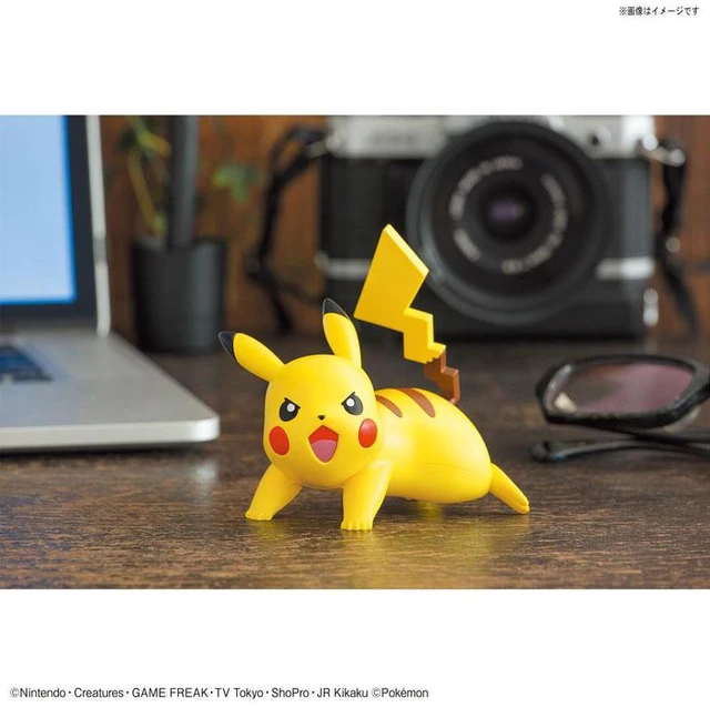 Alt view image 6 of 6 - Pokemon Plamo Collection Quick!! 03 Pikachu (Battle Pose) Model Kit