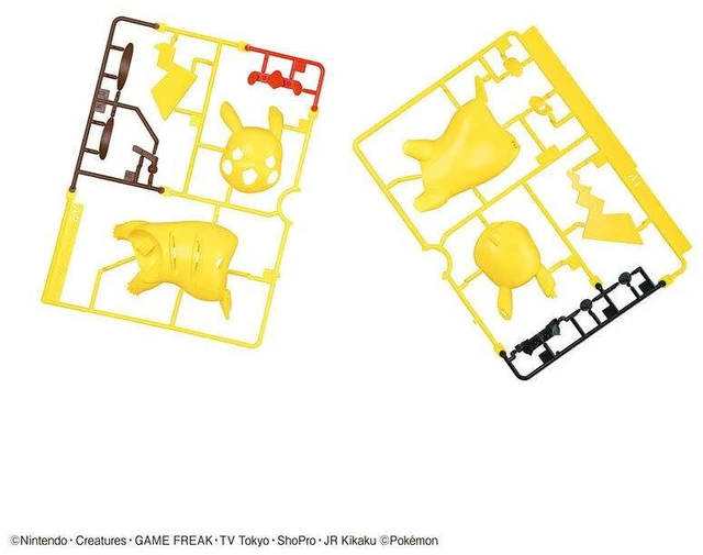 Alt view image 3 of 6 - Pokemon Plamo Collection Quick!! 03 Pikachu (Battle Pose) Model Kit
