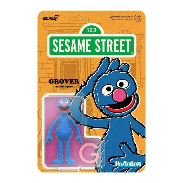 Alt view image 2 of 3 - Grover - Sesame Street ReAction Figure