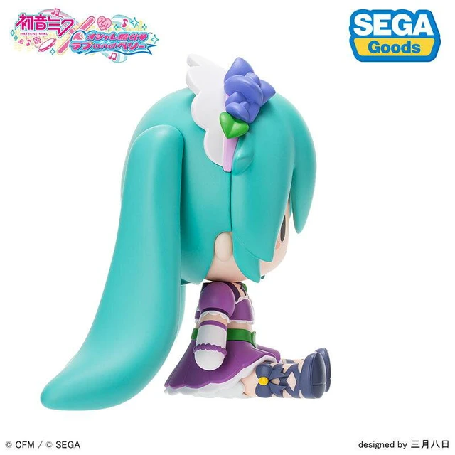 Alt view image 4 of 6 - Hatsune Miku x Love and Berry Fuwapuchi Deformed Figure Kirarin Purple