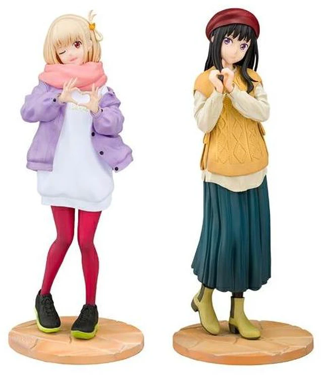 Main image of Japan Lycoris Recoil 1/7 Figure Set (Chisato & Takina Winter Ver.) PROOF
