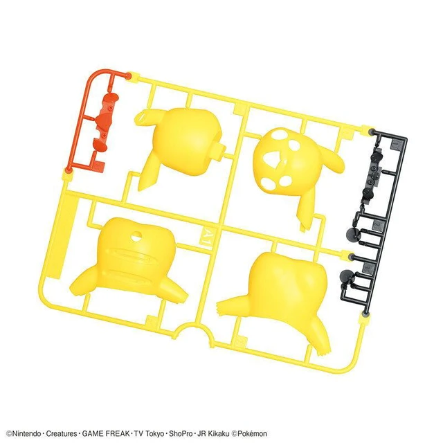 Alt view image 3 of 6 - Pokemon Plamo Collection Quick!! 01 Pikachu Plastic Model