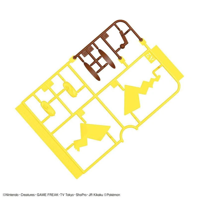 Alt view image 4 of 6 - Pokemon Plamo Collection Quick!! 01 Pikachu Plastic Model