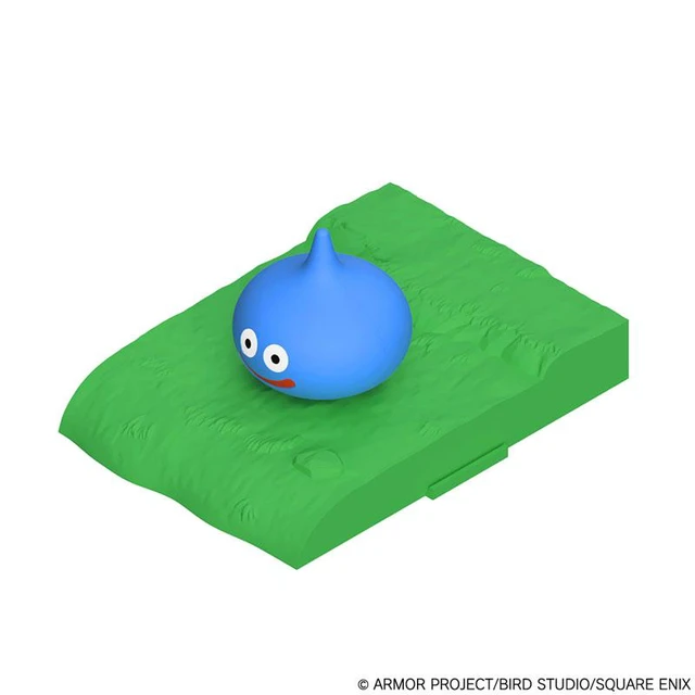 Alt view image 5 of 6 - Dragon Quest Plastic Model Kit Series Slime with Grassland Base
