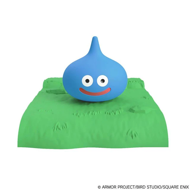 Alt view image 4 of 6 - Dragon Quest Plastic Model Kit Series Slime with Grassland Base