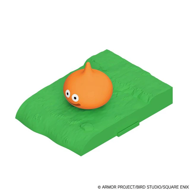 Alt view image 5 of 6 - Dragon Quest Plastic Model Kit: She-Slime with Grass Base