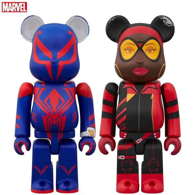 Alt view image 2 of 6 - BE@RBRICK Spider-Man 2099 & Spider-Woman 2-Piece Set