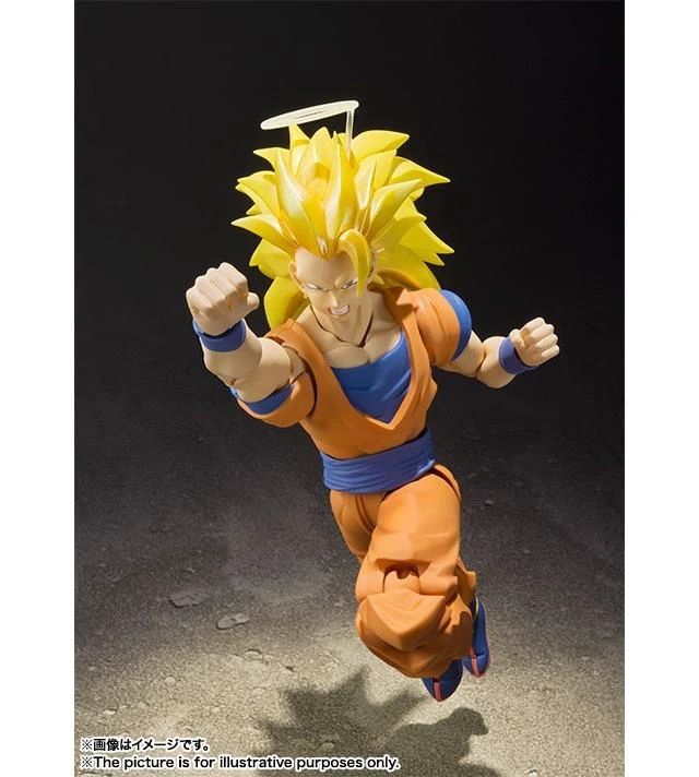 Alt view image 3 of 6 - Japan S.H.Figuarts Super Saiyan 3 Son Goku Dragon Ball Z Complete Figure