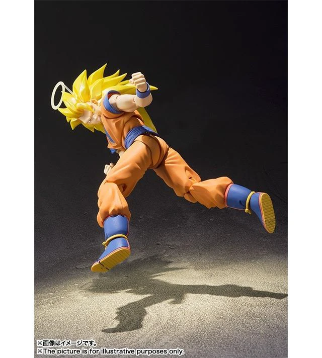 Alt view image 4 of 6 - Japan S.H.Figuarts Super Saiyan 3 Son Goku Dragon Ball Z Complete Figure