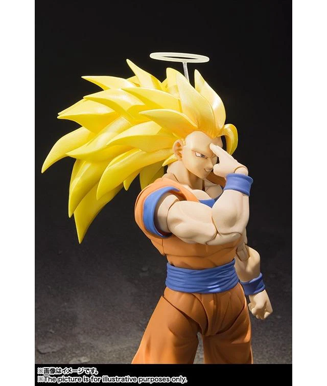 Alt view image 6 of 6 - Japan S.H.Figuarts Super Saiyan 3 Son Goku Dragon Ball Z Complete Figure