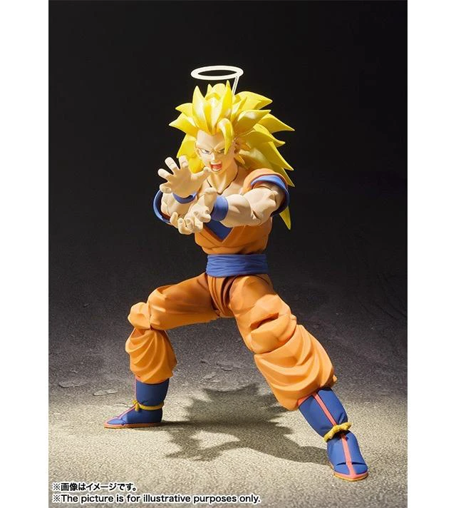 Alt view image 5 of 6 - Japan S.H.Figuarts Super Saiyan 3 Son Goku Dragon Ball Z Complete Figure