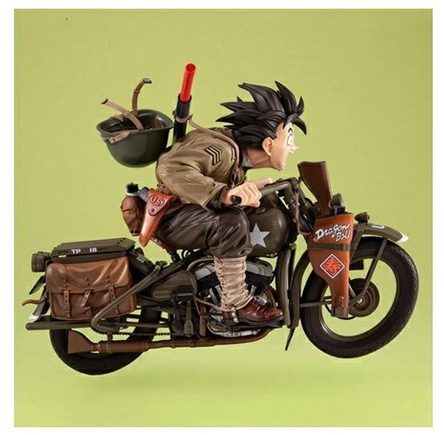 Main image of Japan Desktop Real McCoy EX Dragon Ball Z Son Goku & Bike