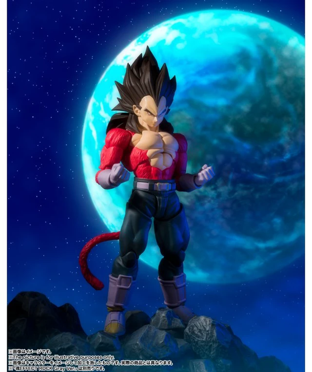 Alt view image 6 of 7 - S.H.Figuarts Super Saiyan 4 Vegeta (Dragon Ball GT)