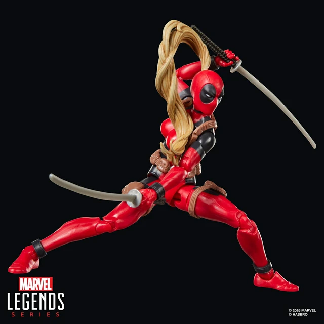 Alt view image 4 of 7 - Japan Marvel Legends Lady Deadpool Action Figure