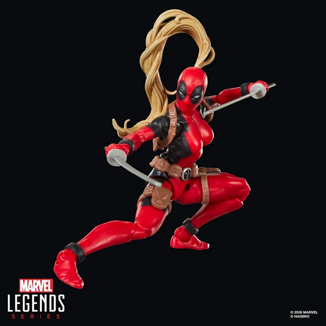 Alt view image 6 of 7 - Japan Marvel Legends Lady Deadpool Action Figure