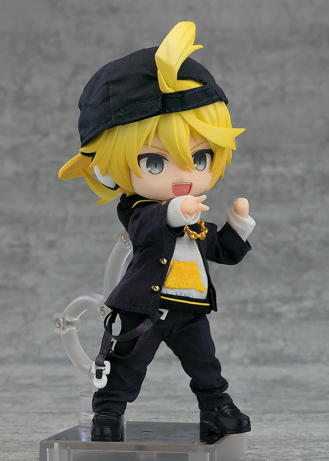 Alt view image 3 of 7 - Japan Nendoroid Doll Len Kagamine: Lower Ver. Complete Figure