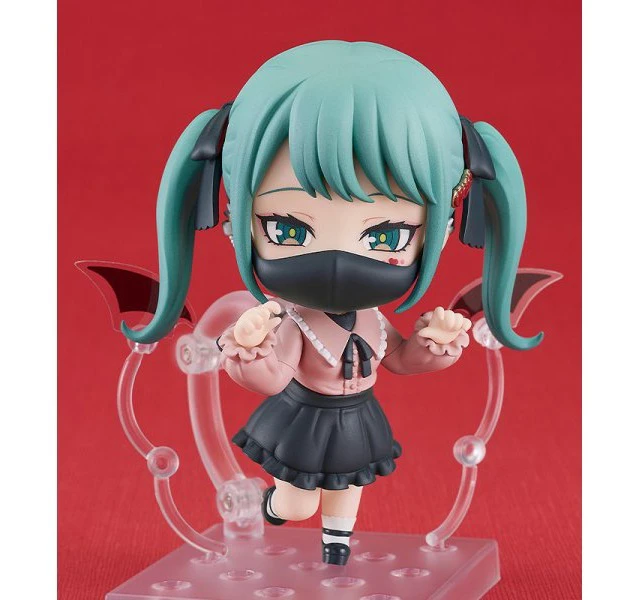Alt view image 3 of 5 - Japan Nendoroid Hatsune Miku: Vampire Ver. (First Edition) w/ Base