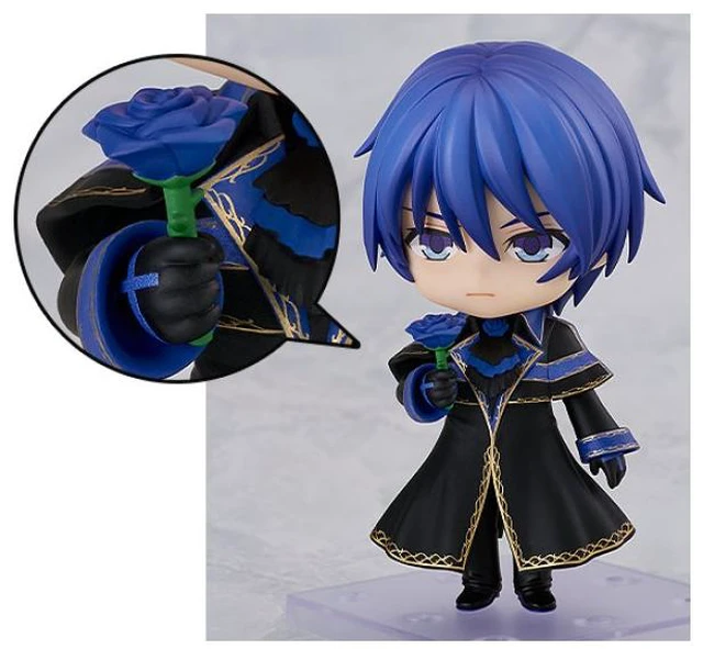 Main image of Japan Nendoroid KAITO: Cantarella Ver. with Blue Rose & Wrist Parts