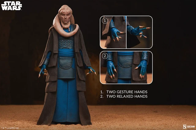 Alt view image 6 of 6 - Bib Fortuna 1/6 Scale Figure - Star Wars Scum & Villainy