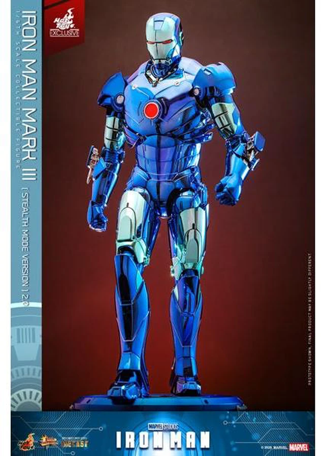 Main image of Movie Masterpiece DIECAST Iron Man Mark 3 (Stealth Mode/2.0 Ver.)